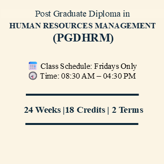 Post Graduate Diploma in Human Resource Management (PGDHRM)